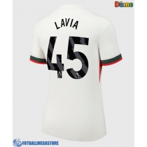 Fotballdrakt Dame Chelsea Romeo Lavia #45 Bortedrakt 2025-26 Kortermet